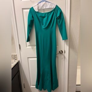 Jovani green gown size 0
